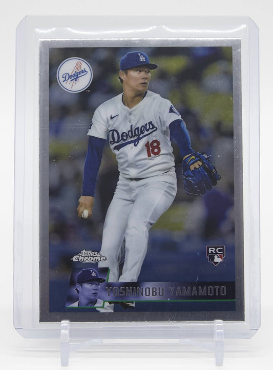 山本由伸 ルーキーカード 2024 Topps Chrome Lids Mitchell & Ness Limited Variation Yoshinobu Yamamoto RC #30