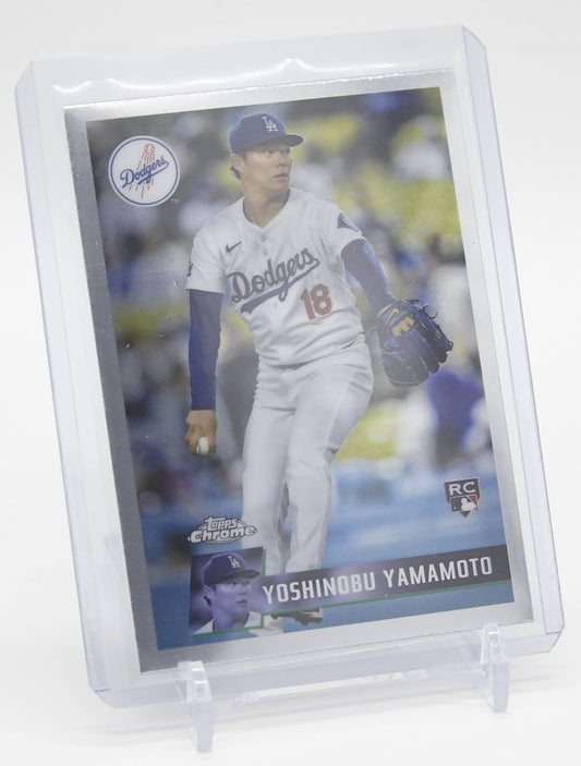 山本由伸 ルーキーカード 2024 Topps Chrome Lids Mitchell & Ness Limited Variation Yoshinobu Yamamoto RC #30