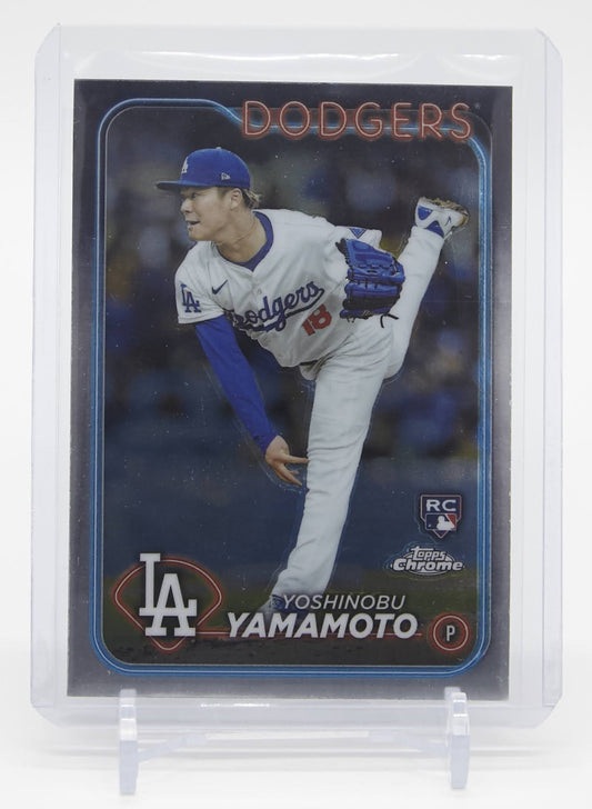 山本由伸 ルーキーカード 2024 Topps Chrome #18 Yoshinobu Yamamoto RC