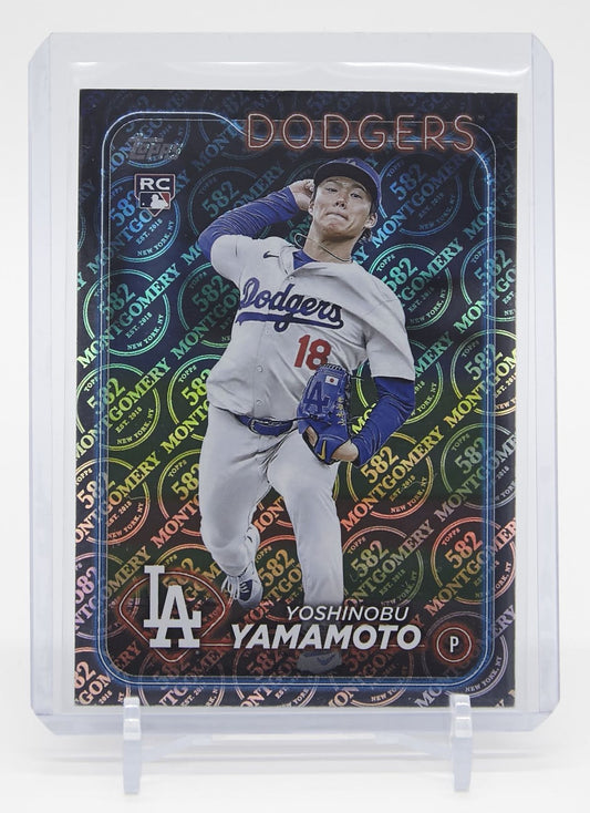 山本由伸 ルーキーカード 2024 Topps 582 Montgomery Club Card #552 Yoshinobu Yamamoto RC