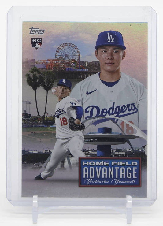 山本由伸 ルーキー/インサートカード  2024 Topps Chrome Update Home Field Advantage Chrome #HFA-20 Yoshinobu Yamamoto RC