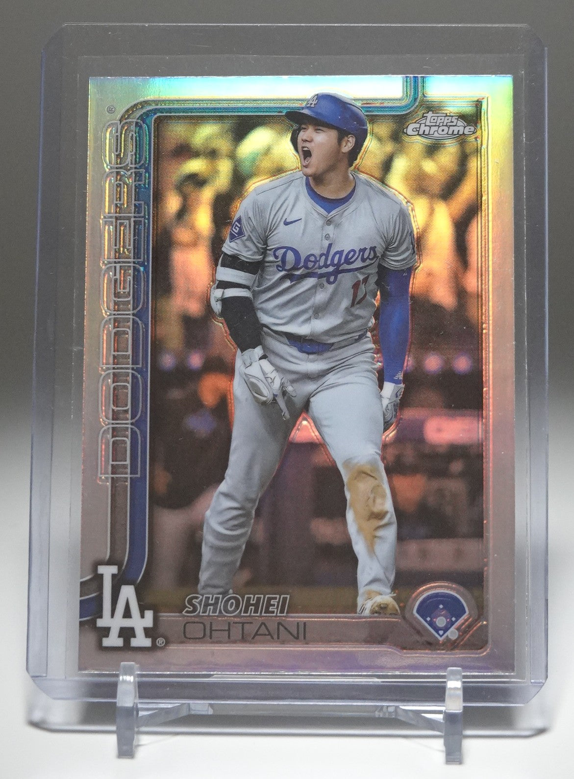 大谷翔平 ショートプリント Image Variationリフラクター 2025 Topps Chrome Refractor SP #1 Shohei Ohtani