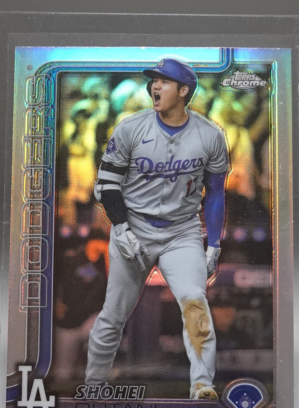 大谷翔平 ショートプリント Image Variationリフラクター 2025 Topps Chrome Refractor SP #1 Shohei Ohtani