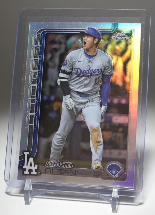 大谷翔平 ショートプリント Image Variationリフラクター 2025 Topps Chrome Refractor SP #1 Shohei Ohtani