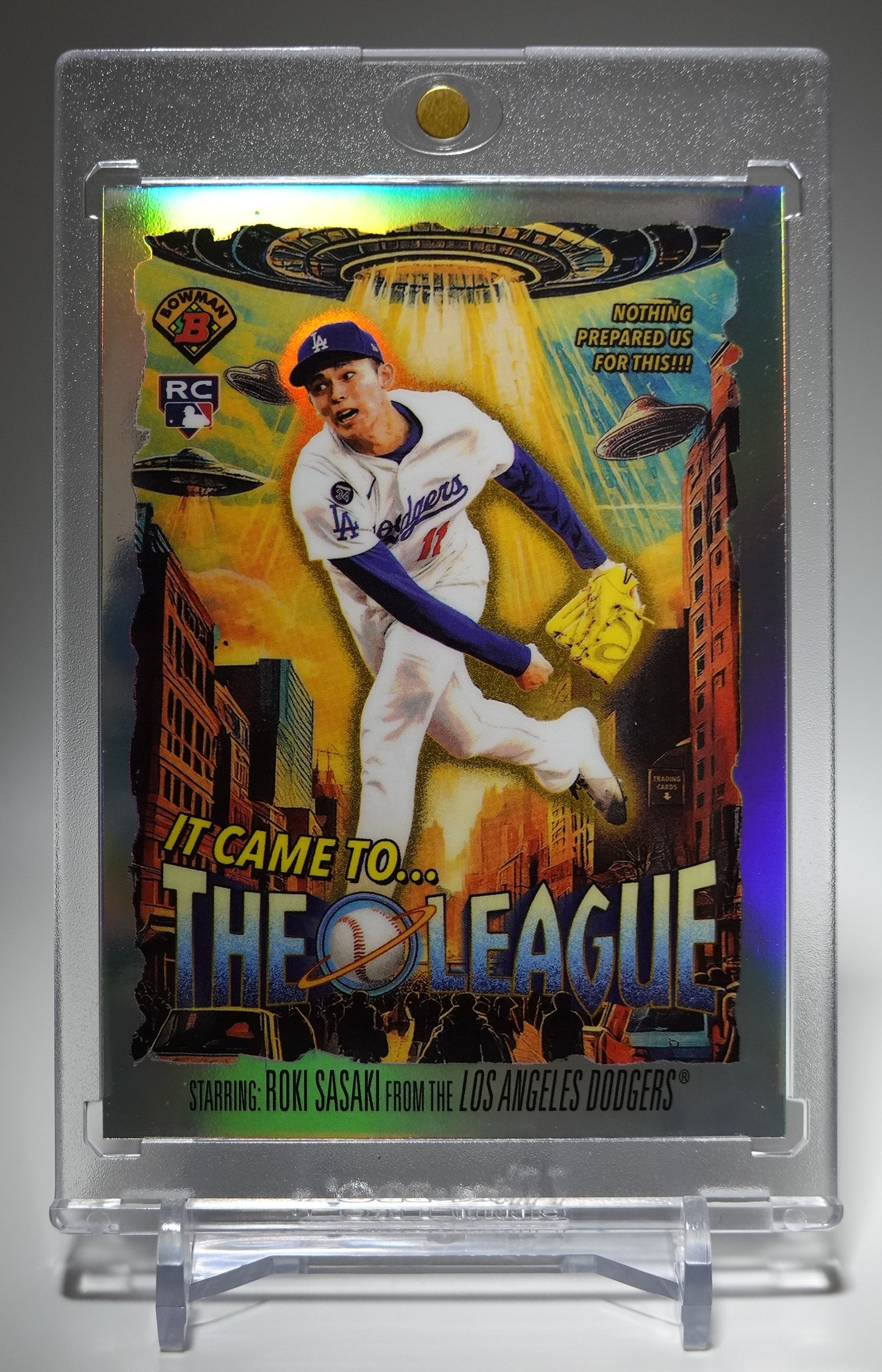 佐々木朗希 ルーキーカード 「It Came to the League」インサート 2025 Bowman Chrome #IT-5 Roki Sasaki RC