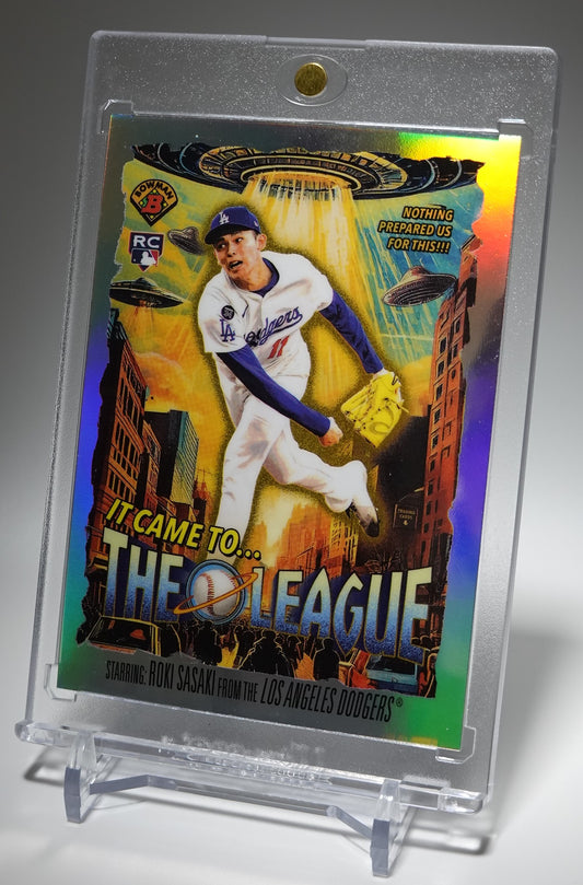 佐々木朗希 ルーキーカード 「It Came to the League」インサート 2025 Bowman Chrome #IT-5 Roki Sasaki RC