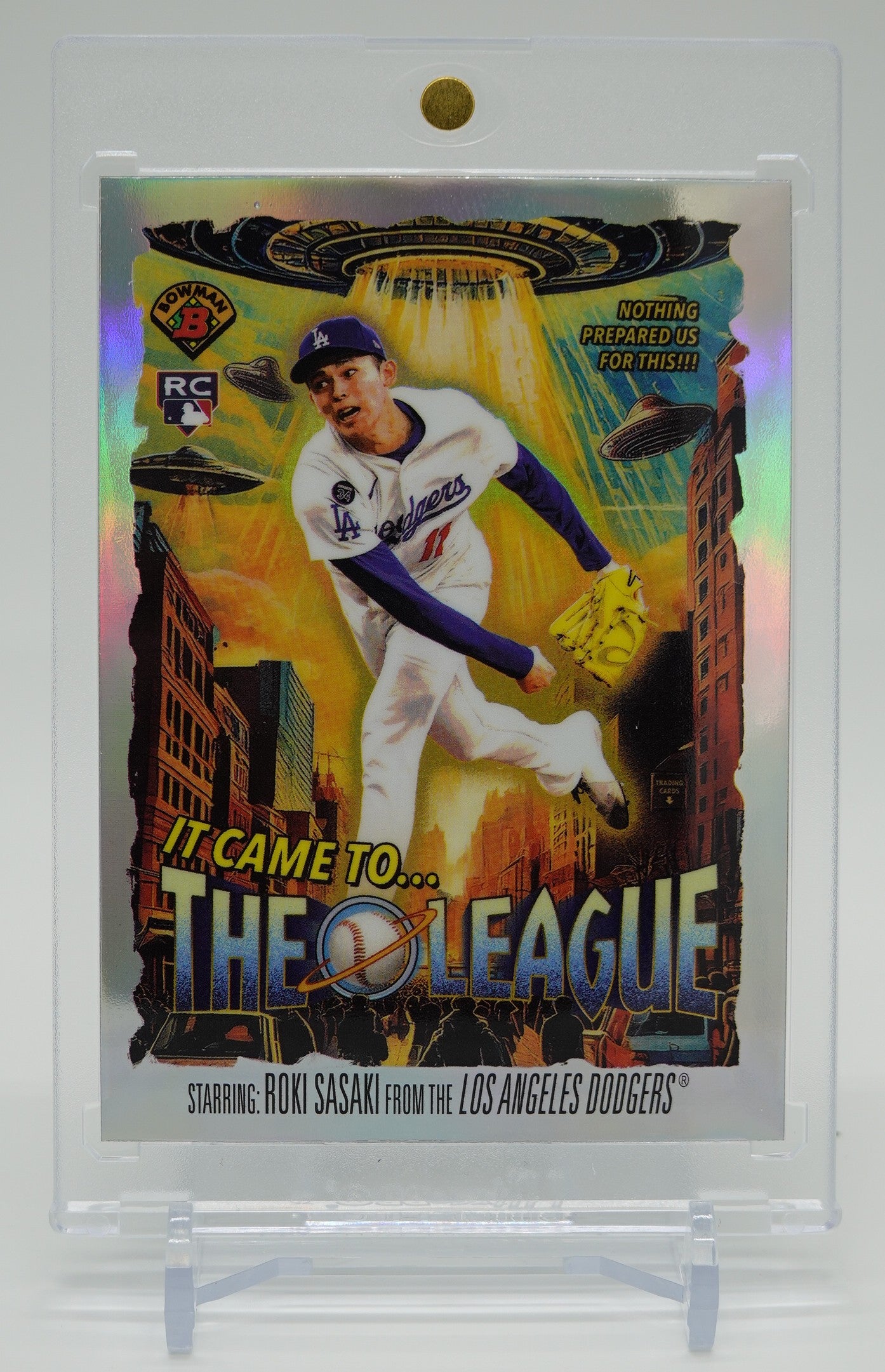 佐々木朗希 ルーキーカード 「It Came to the League」インサート 2025 Bowman Chrome #IT-5 Roki Sasaki RC