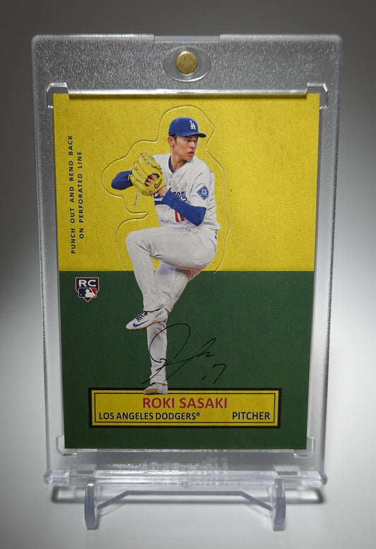 佐々木朗希 ルーキーカード 1964 Topps Stand-Ups（スタンドアップ）インサート 2025 Topps Archives Baseball #64SU-2 Roki Sasaki RC