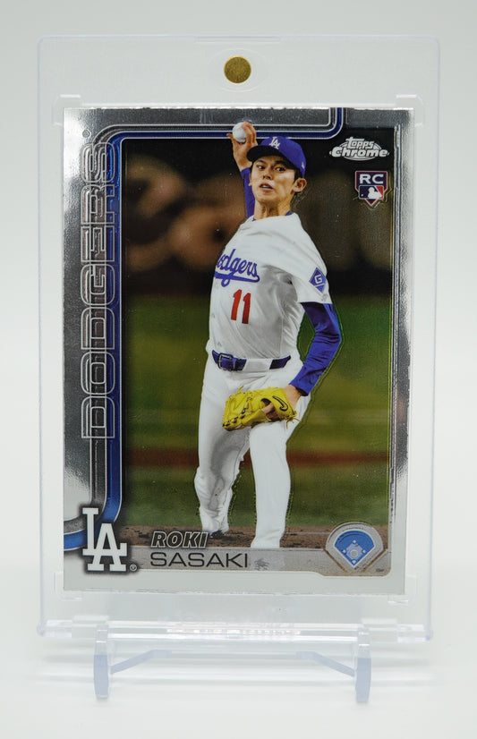 佐々木朗希 超定番・ルーキーカード 2025 Topps Chrome #217 Roki Sasaki RC