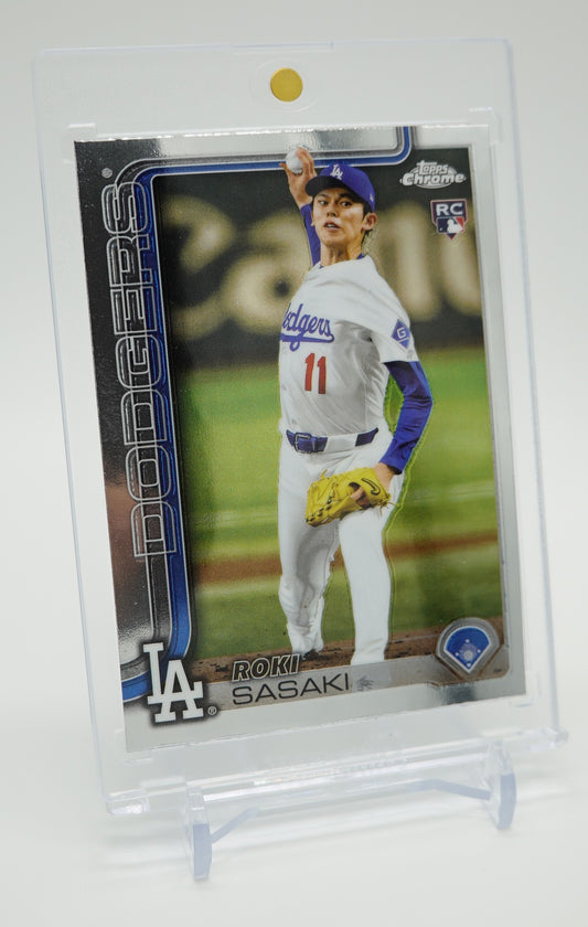 佐々木朗希 超定番・ルーキーカード 2025 Topps Chrome #217 Roki Sasaki RC