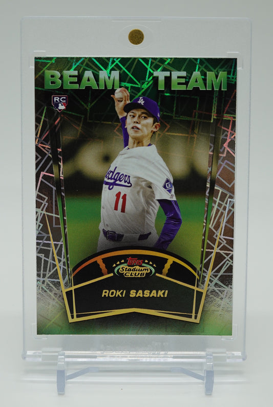佐々木朗希 ルーキーカード Case Hit インサート 2026 Topps Stadium Club Beam Team #BT-1  Roki Sasaki RC