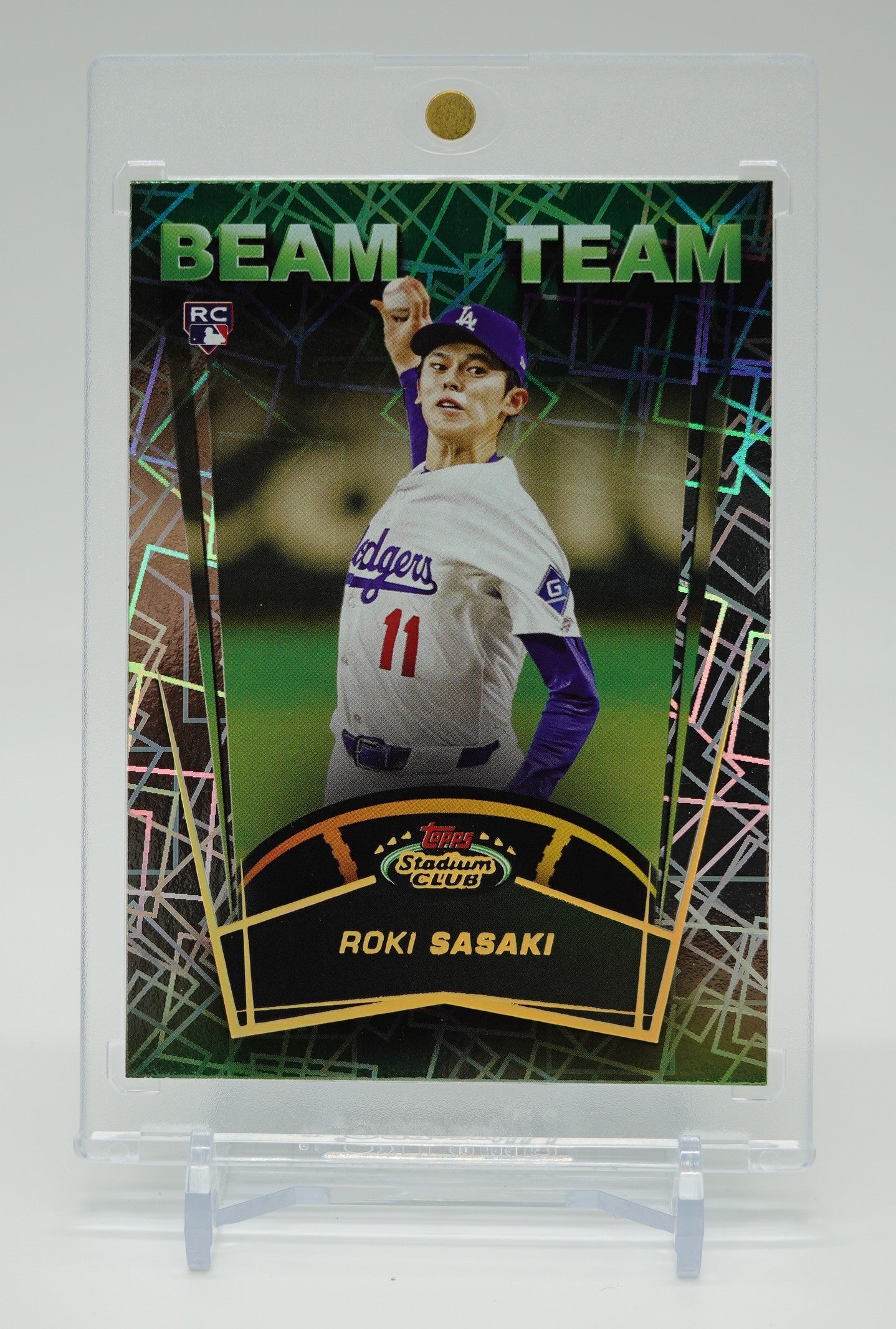 佐々木朗希 ルーキーカード Case Hit インサート 2026 Topps Stadium Club Beam Team #BT-1  Roki Sasaki RC