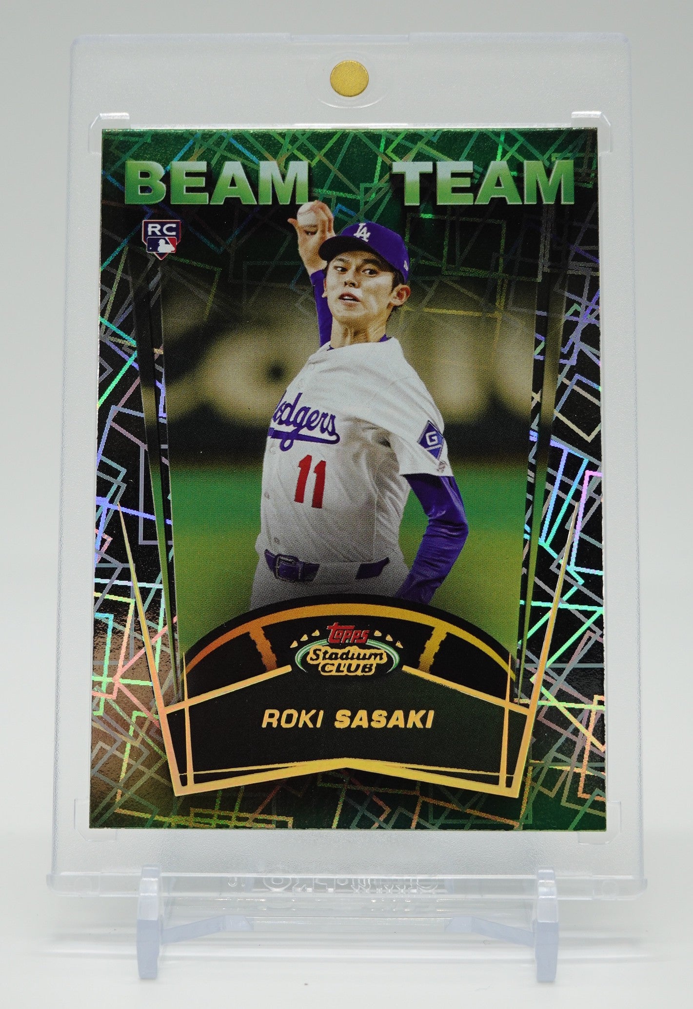 佐々木朗希 ルーキーカード Case Hit インサート 2026 Topps Stadium Club Beam Team #BT-1  Roki Sasaki RC