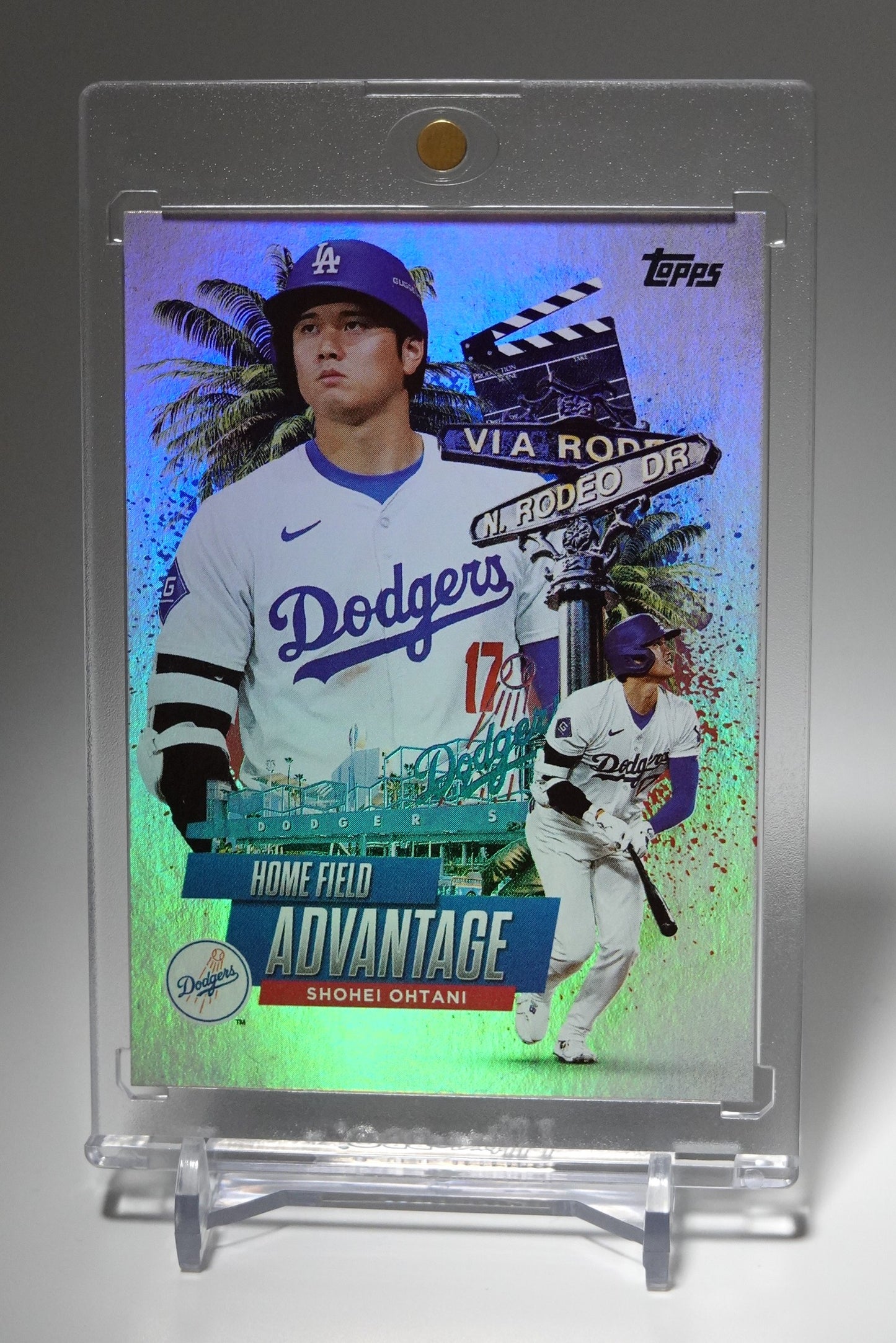 大谷翔平 大人気のショートプリント・インサート「Home Field Advantage (HFA)」 2025 Topps Series1 Home Field Advantage SP #HA-5 Shohei Ohtani