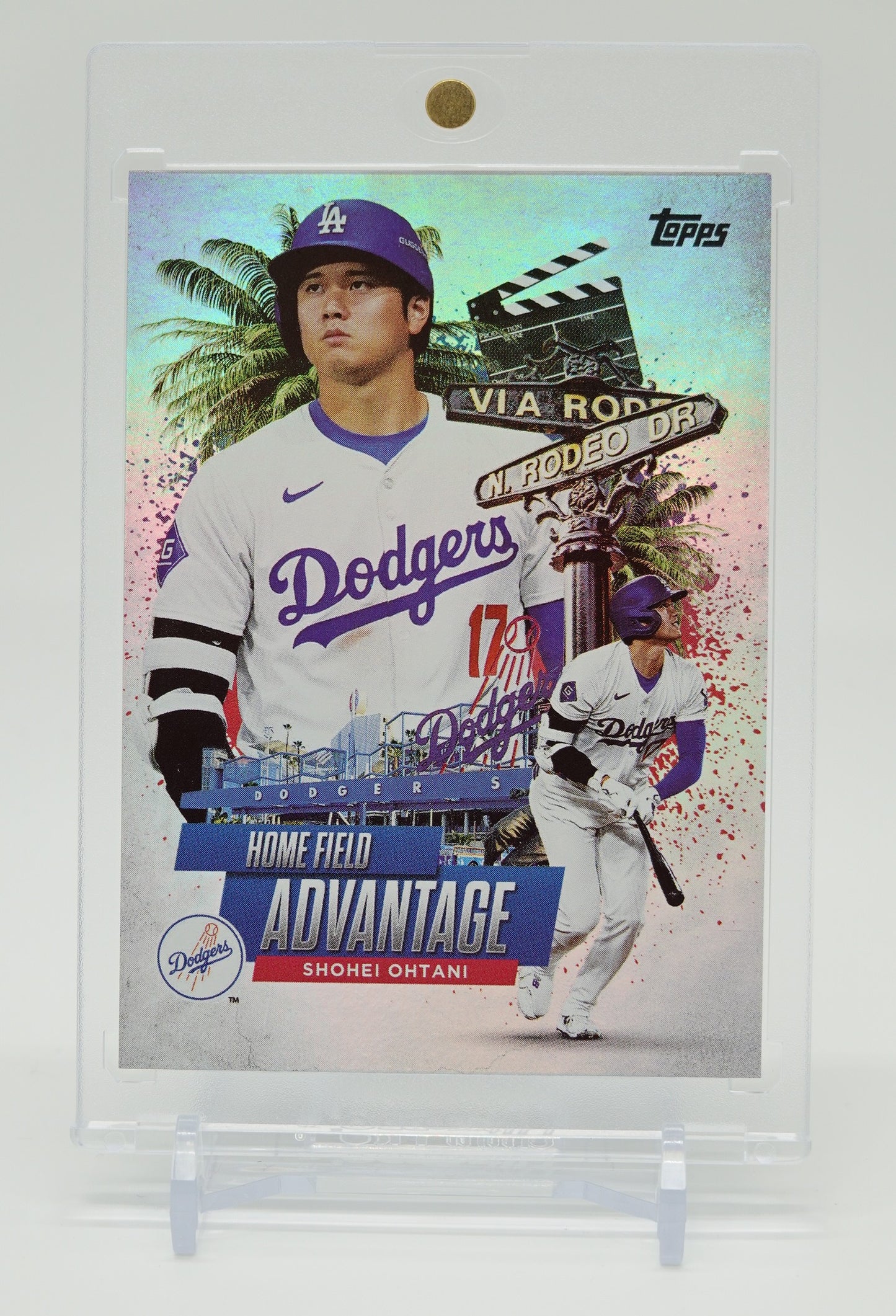 大谷翔平 大人気のショートプリント・インサート「Home Field Advantage (HFA)」 2025 Topps Series1 Home Field Advantage SP #HA-5 Shohei Ohtani