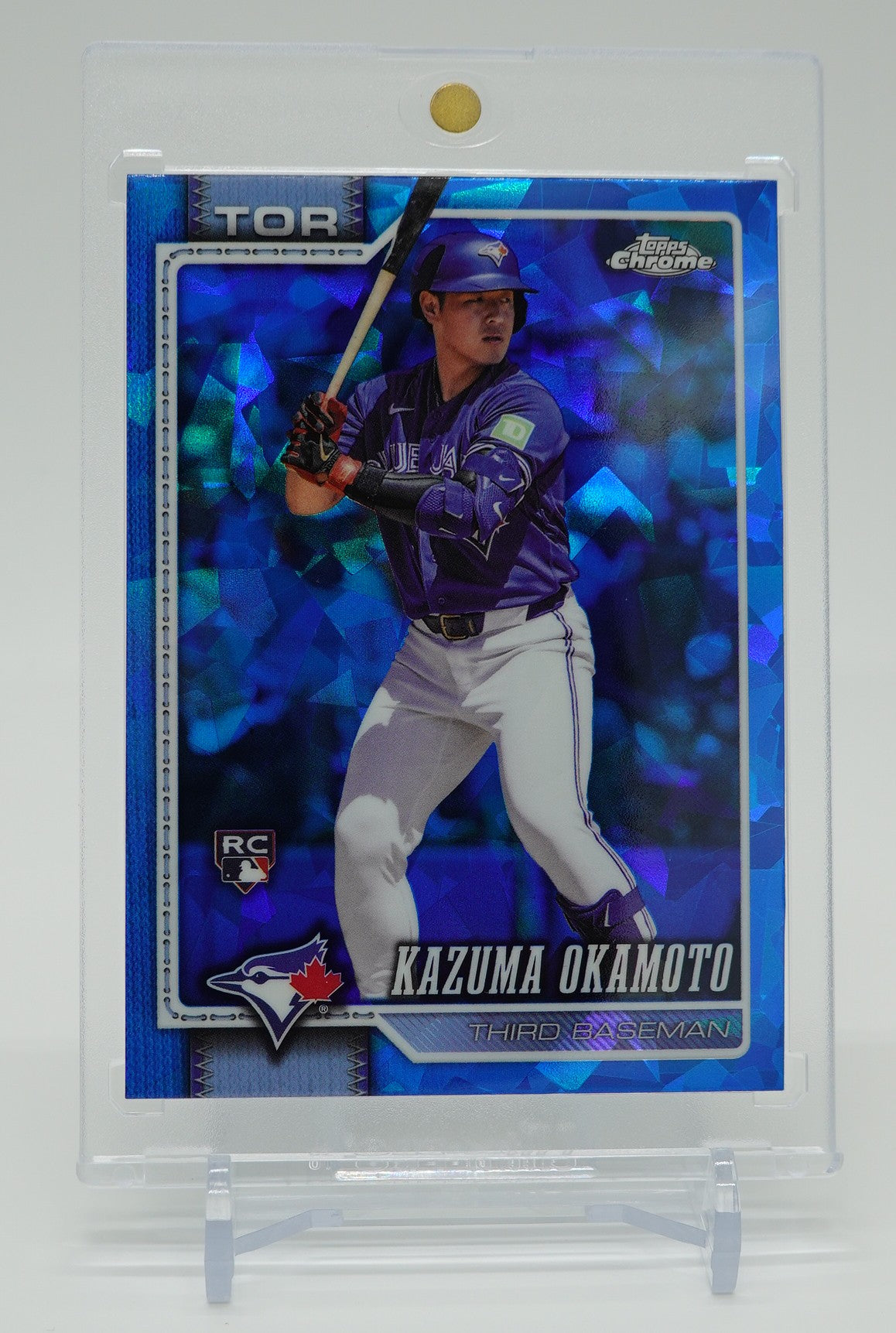 岡本和真 ルーキーカード 2026 Topps Chrome Sapphire Edition #78 Kazuma Okamoto RC｜ブルージェイズ サファイア