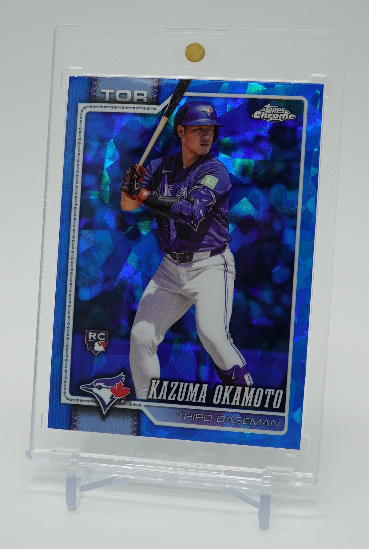 岡本和真 ルーキーカード 2026 Topps Chrome Sapphire Edition #78 Kazuma Okamoto RC｜ブルージェイズ サファイア