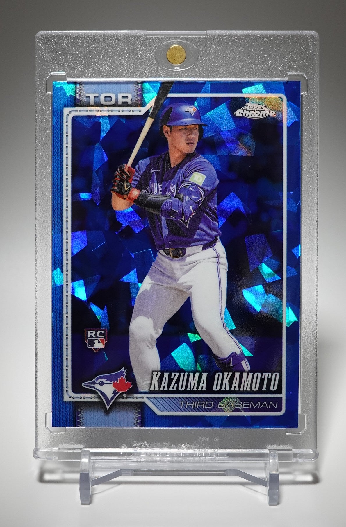 岡本和真 ルーキーカード 2026 Topps Chrome Sapphire Edition #78 Kazuma Okamoto RC｜ブルージェイズ サファイア