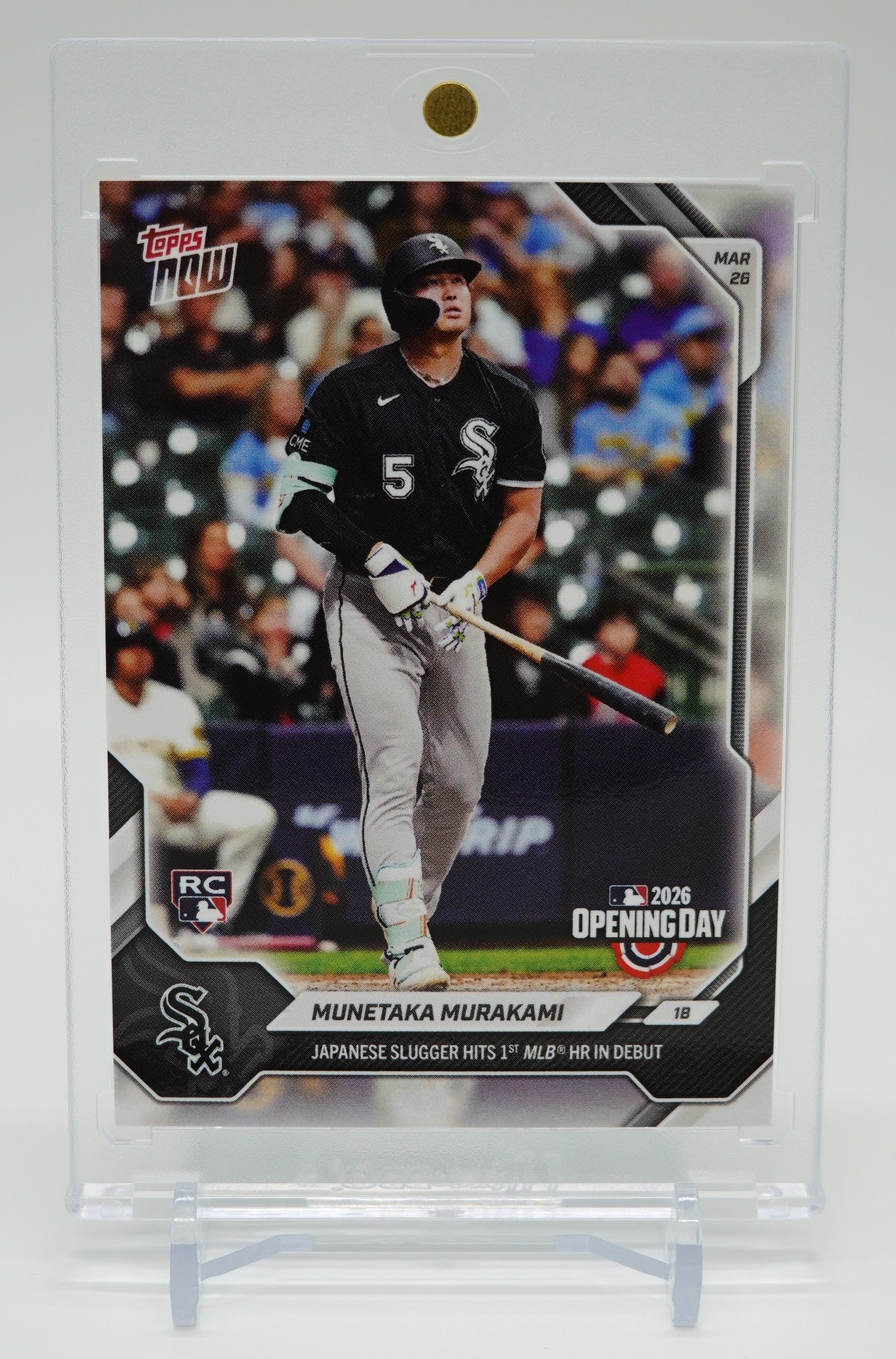 ホワイトソックス・村上宗隆 ルーキーカード MLB初ホームラン記念 2026 Topps NOW #5 Munetaka Murakami RC PR 9,950枚