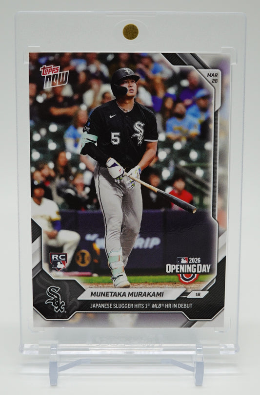 ホワイトソックス・村上宗隆 ルーキーカード MLB初ホームラン記念 2026 Topps NOW #5 Munetaka Murakami RC PR 9,950枚