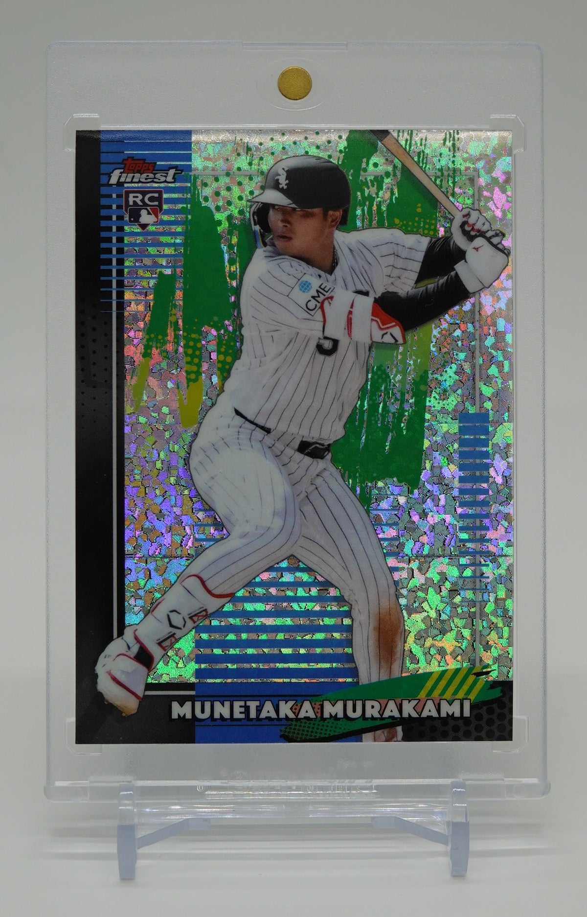 村上宗隆 ルーキーカード【Mega Box限定】Mini Diamond Refractor パラレル 2026 Topps Finest Common #5 Munetaka Murakami RC