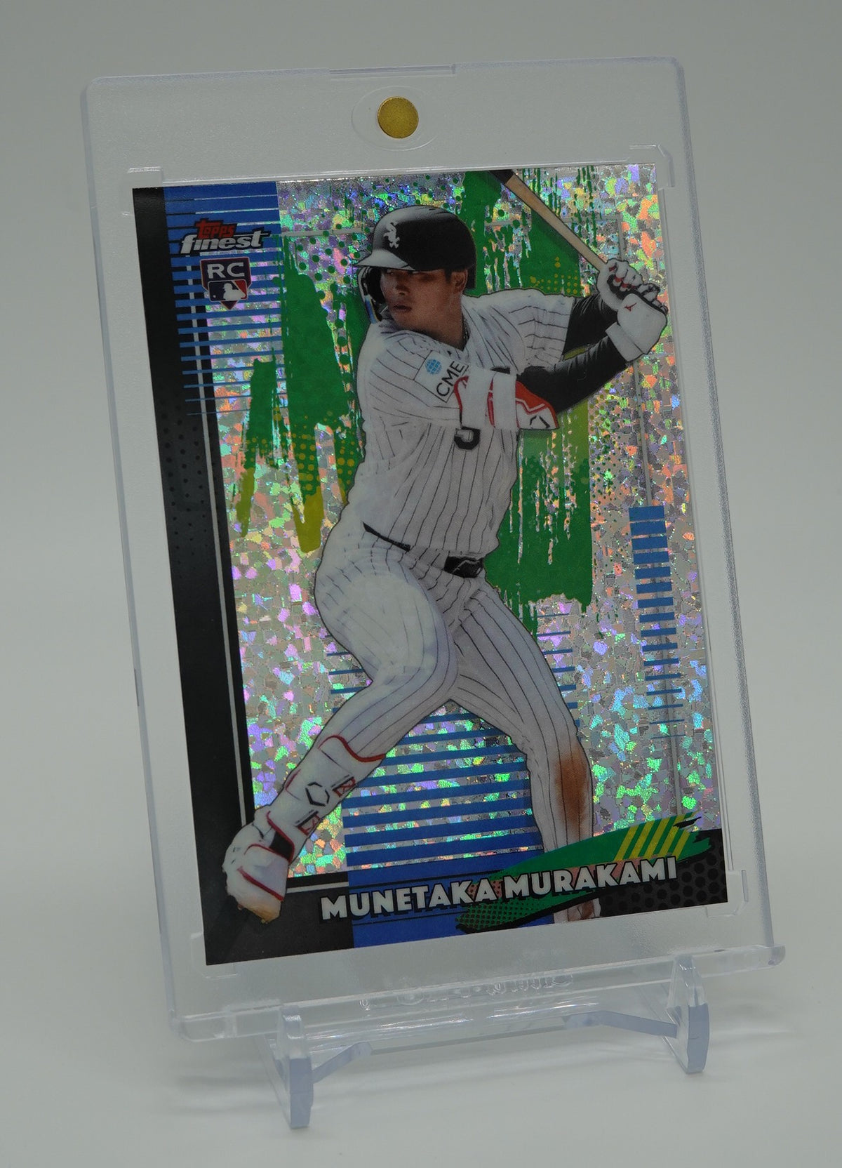 村上宗隆 ルーキーカード【Mega Box限定】Mini Diamond Refractor パラレル 2026 Topps Finest Common #5 Munetaka Murakami RC