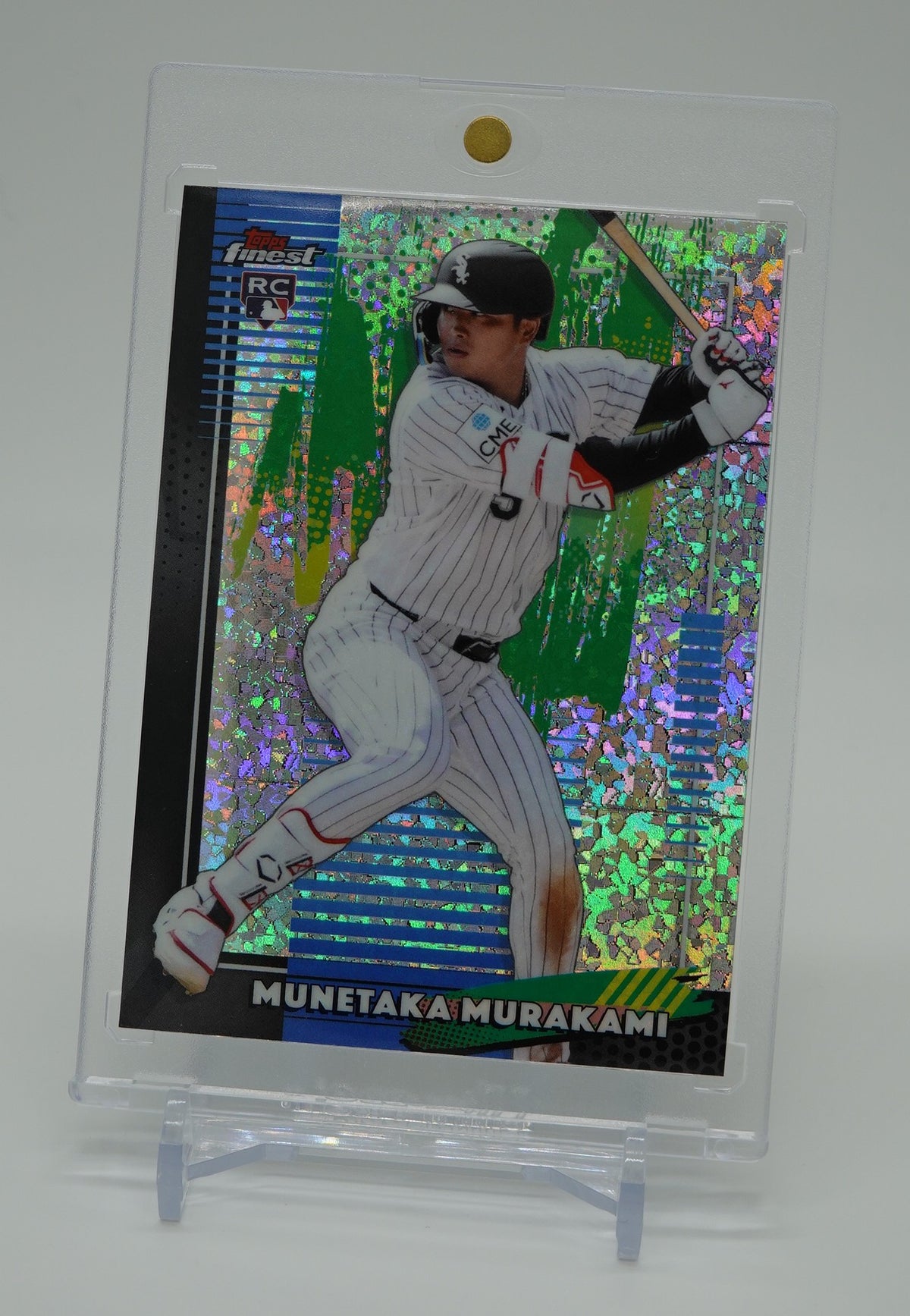 村上宗隆 ルーキーカード【Mega Box限定】Mini Diamond Refractor パラレル 2026 Topps Finest Common #5 Munetaka Murakami RC