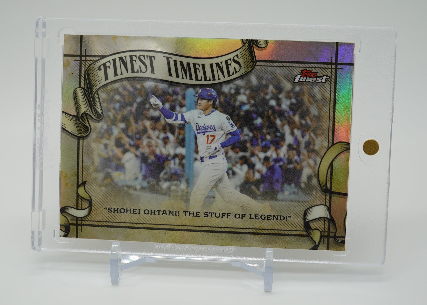 大谷翔平 Finest Timelines インサート リフラクターパラレル 2026 Topps Finest #FT-23  Shohei Ohtani  “The Greatest Game”