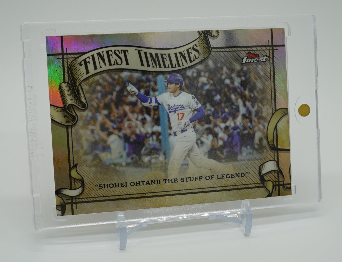 大谷翔平 Finest Timelines インサート リフラクターパラレル 2026 Topps Finest #FT-23  Shohei Ohtani  “The Greatest Game”
