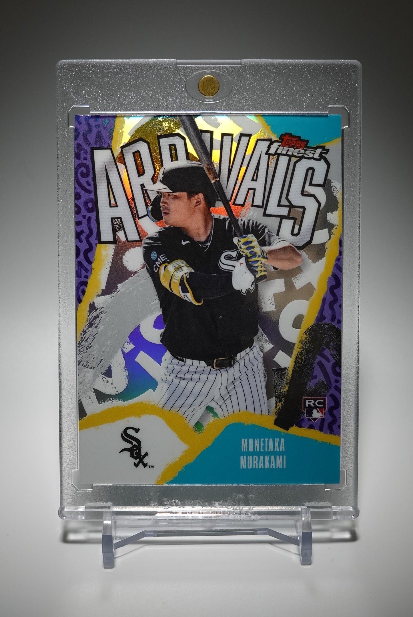 ホワイトソックス・村上宗隆 ルーキーカード リフラクターパラレル 2026 Topps Finest Arrivals Refractor #A-26 Munetaka Murakami RC