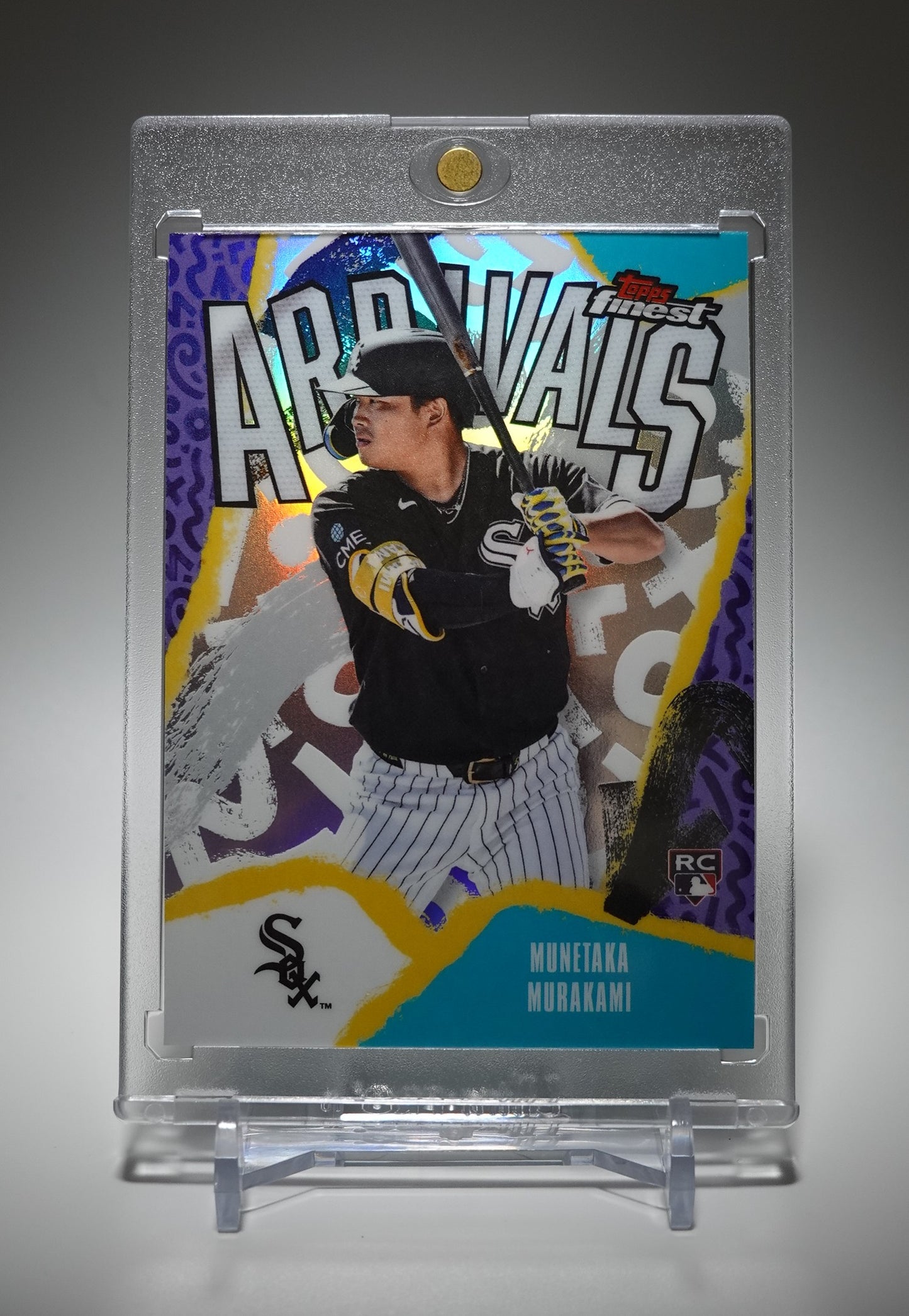 ホワイトソックス・村上宗隆 ルーキーカード リフラクターパラレル 2026 Topps Finest Arrivals Refractor #A-26 Munetaka Murakami RC