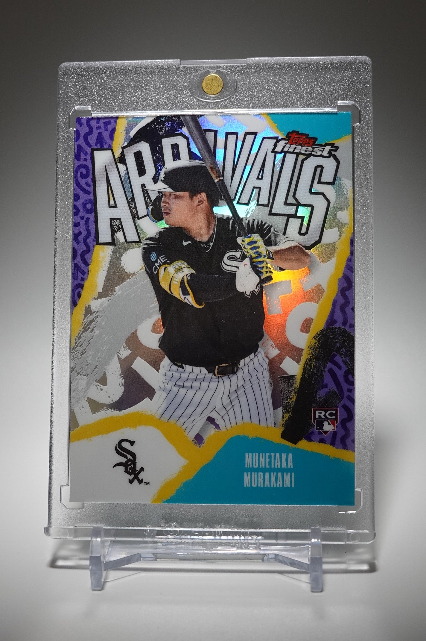 ホワイトソックス・村上宗隆 ルーキーカード リフラクターパラレル 2026 Topps Finest Arrivals Refractor #A-26 Munetaka Murakami RC