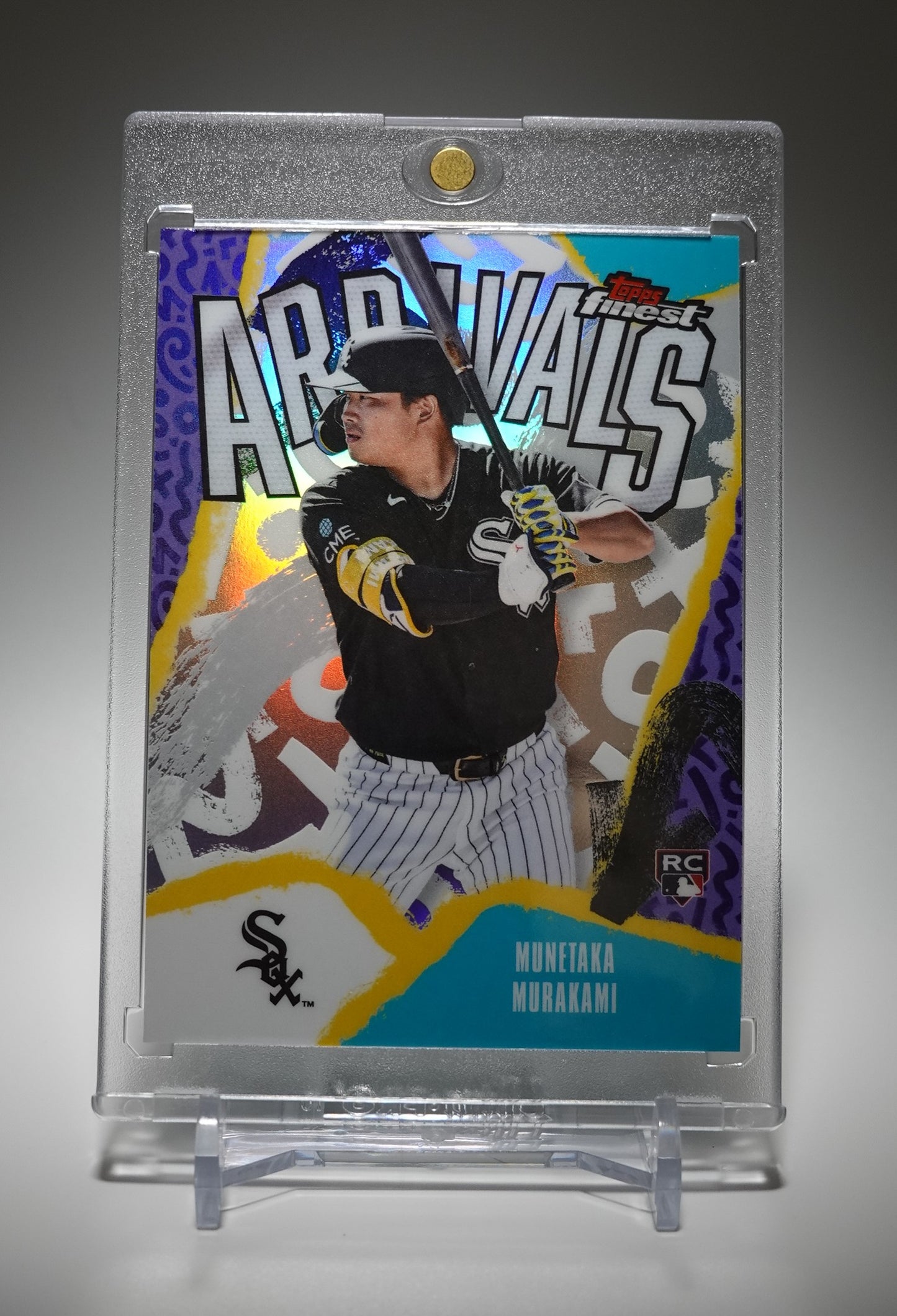 ホワイトソックス・村上宗隆 ルーキーカード リフラクターパラレル 2026 Topps Finest Arrivals Refractor #A-26 Munetaka Murakami RC