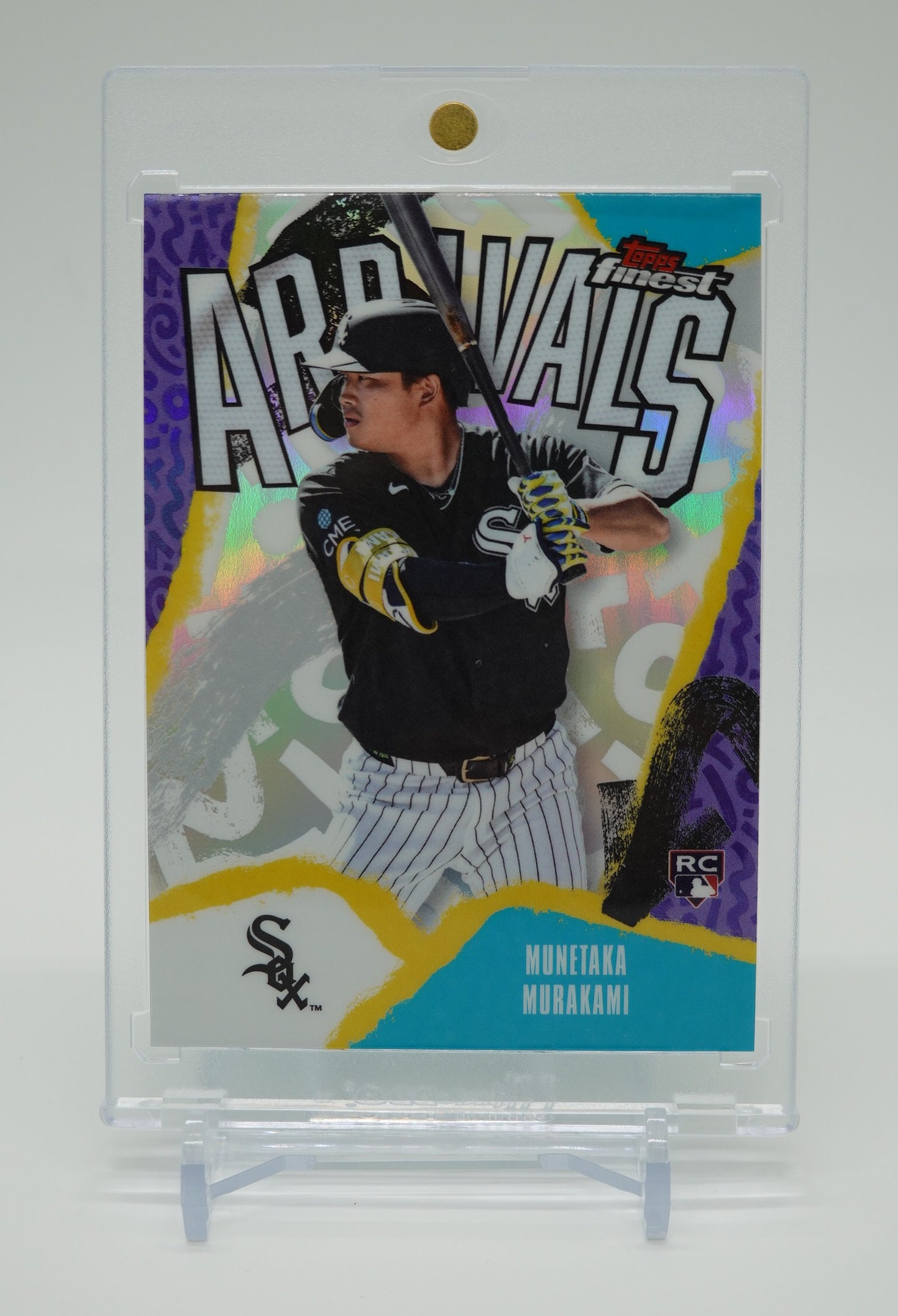 ホワイトソックス・村上宗隆 ルーキーカード リフラクターパラレル 2026 Topps Finest Arrivals Refractor #A-26 Munetaka Murakami RC