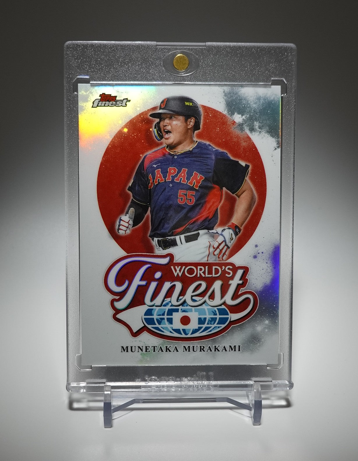 村上宗隆 World’s Finest インサート リフラクター版 2026 Topps Finest World’s Finest Refractor #WF-24 Munenori Murakami