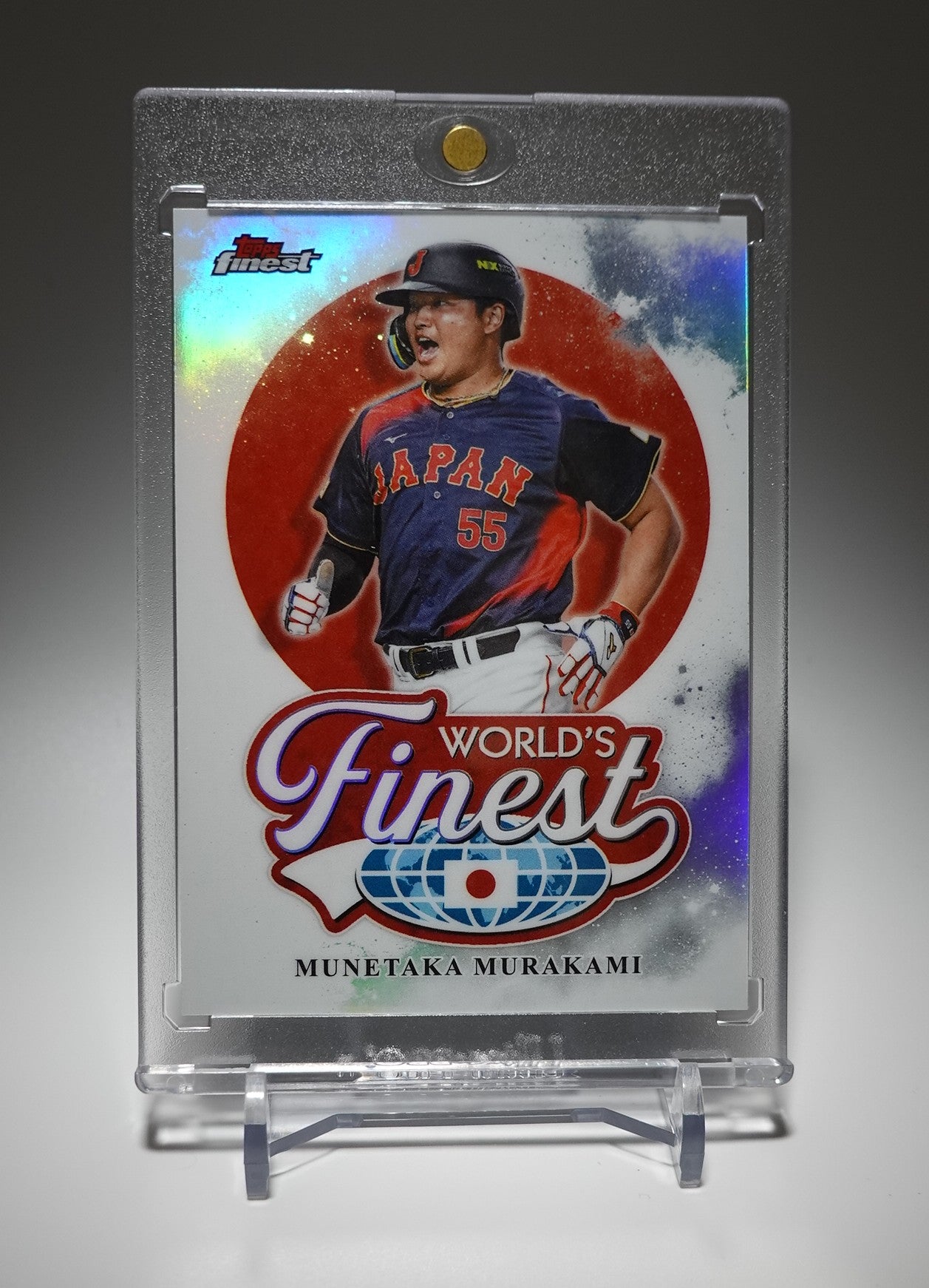 村上宗隆 World’s Finest インサート リフラクター版 2026 Topps Finest World’s Finest Refractor #WF-24 Munenori Murakami