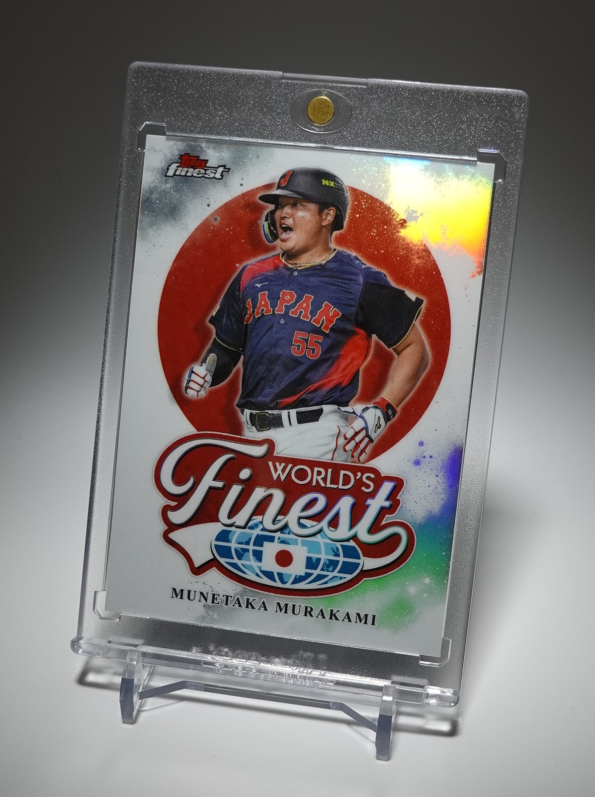 村上宗隆 World’s Finest インサート リフラクター版 2026 Topps Finest World’s Finest Refractor #WF-24 Munenori Murakami
