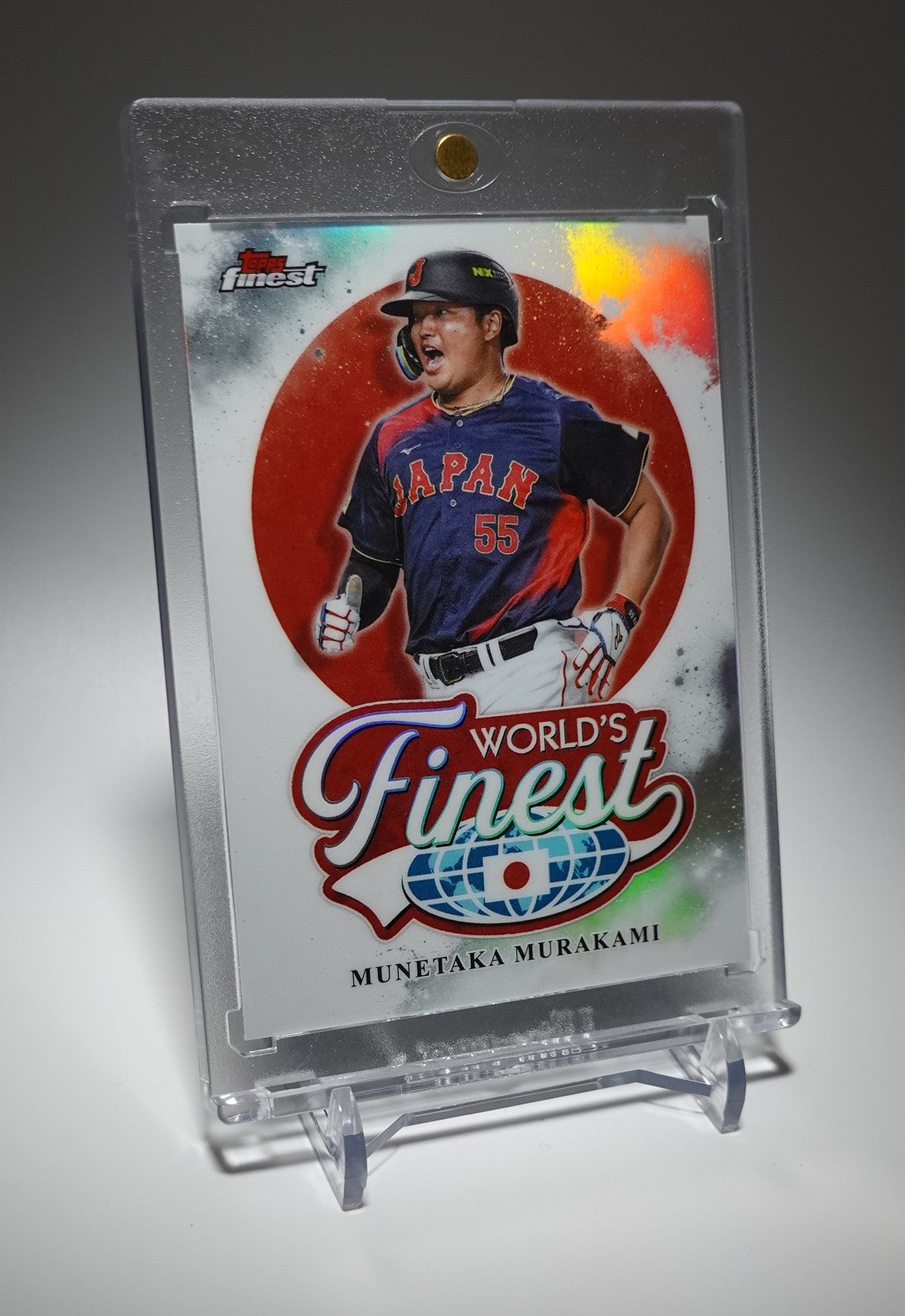 村上宗隆 World’s Finest インサート リフラクター版 2026 Topps Finest World’s Finest Refractor #WF-24 Munenori Murakami