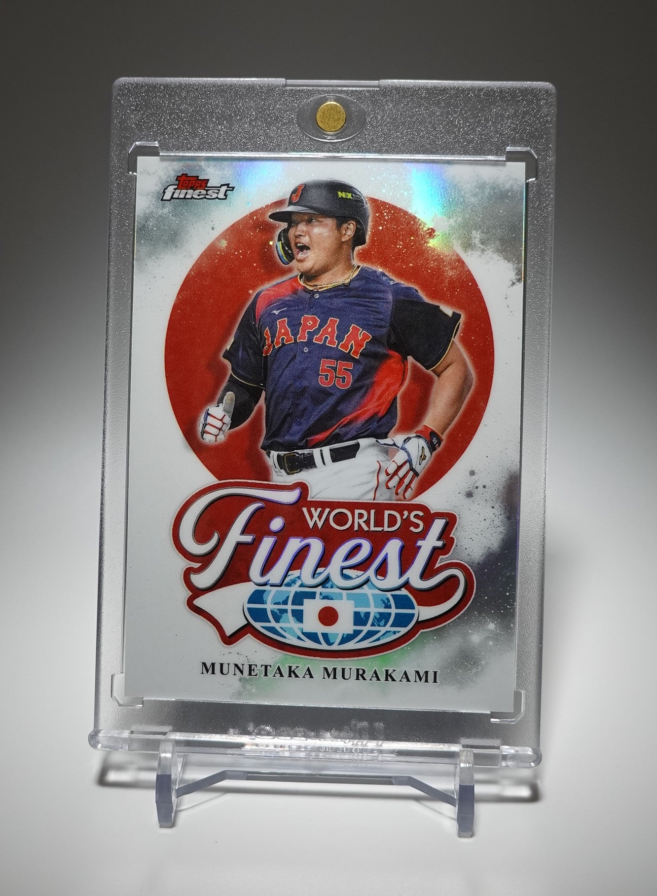 村上宗隆 World’s Finest インサート リフラクター版 2026 Topps Finest World’s Finest Refractor #WF-24 Munenori Murakami