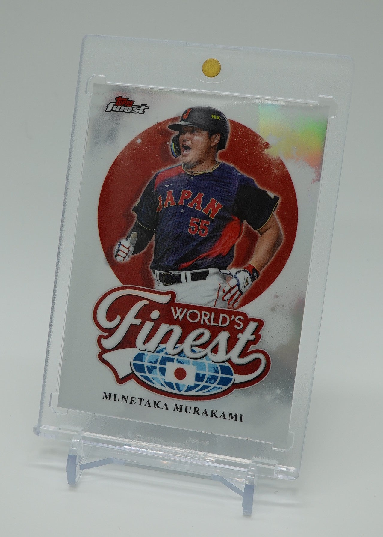 村上宗隆 World’s Finest インサート リフラクター版 2026 Topps Finest World’s Finest Refractor #WF-24 Munenori Murakami