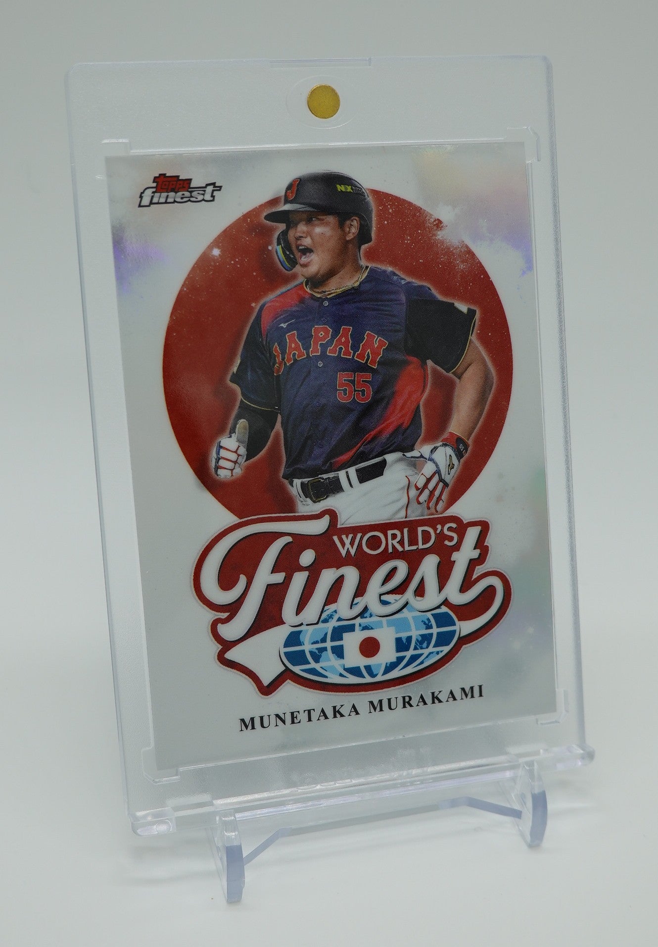 村上宗隆 World’s Finest インサート リフラクター版 2026 Topps Finest World’s Finest Refractor #WF-24 Munenori Murakami