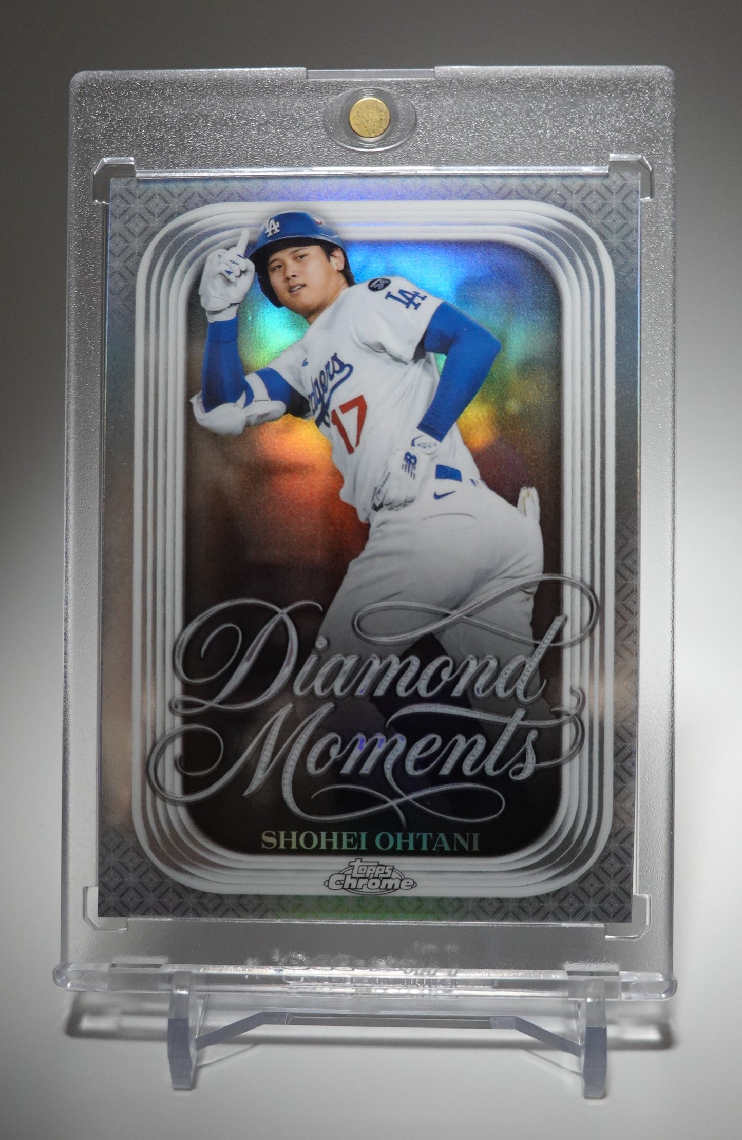 大谷翔平 伝説の二刀流ゲーム 希少インサート 2026 Topps Chrome Diamond Moments Insert #DM-50 Shohei Ohtani