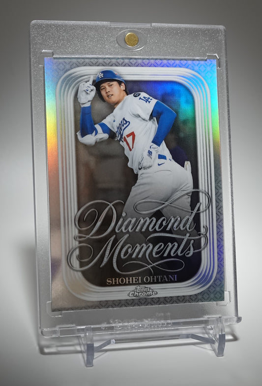 大谷翔平 伝説の二刀流ゲーム 希少インサート 2026 Topps Chrome Diamond Moments Insert #DM-50 Shohei Ohtani