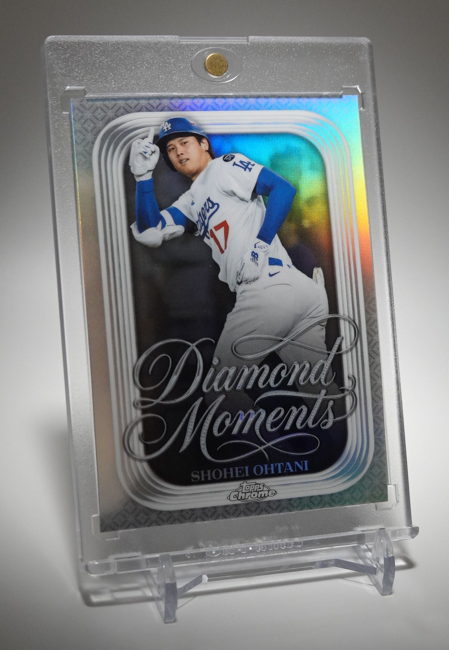 大谷翔平 伝説の二刀流ゲーム 希少インサート 2026 Topps Chrome Diamond Moments Insert #DM-50 Shohei Ohtani