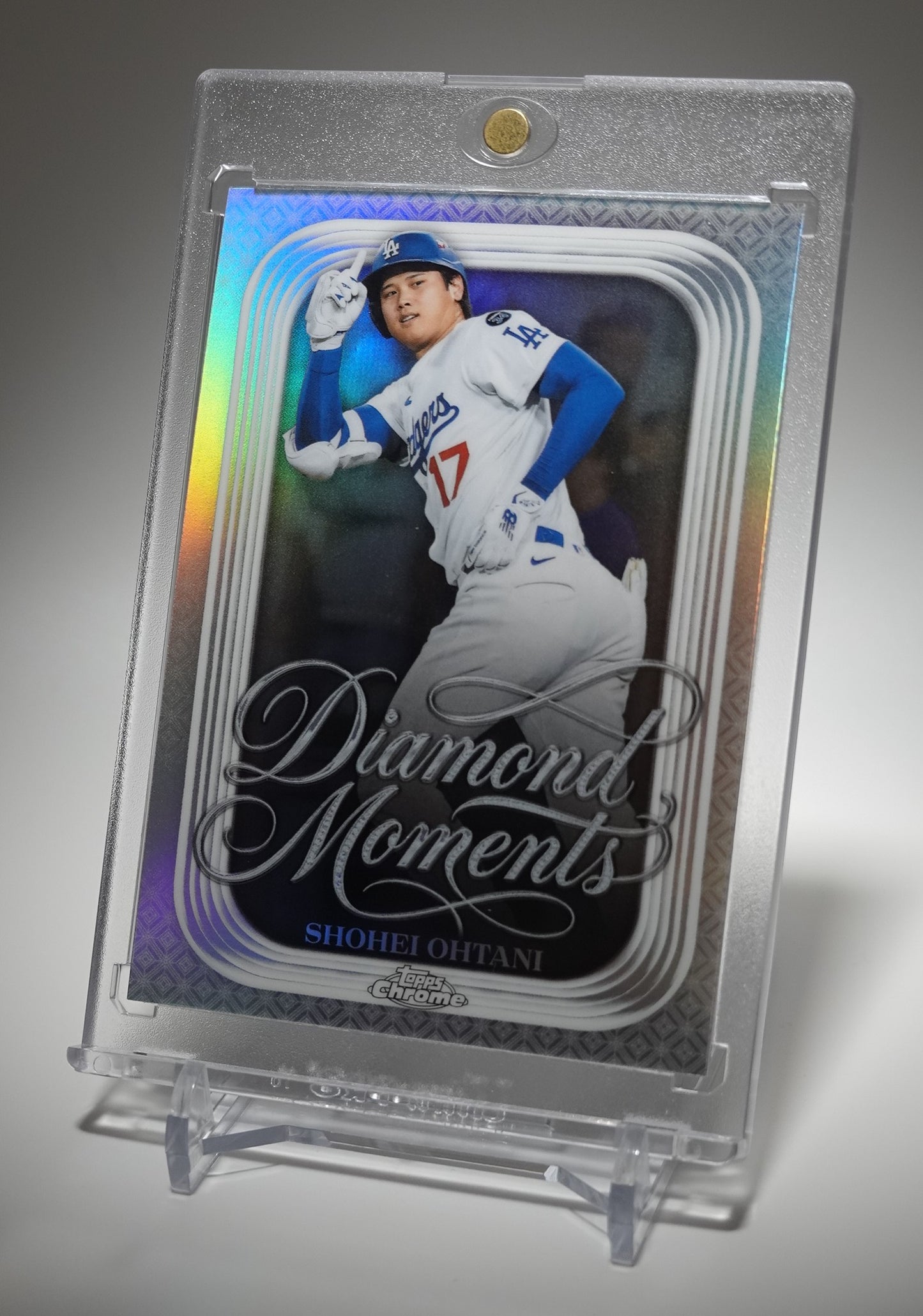 大谷翔平 伝説の二刀流ゲーム 希少インサート 2026 Topps Chrome Diamond Moments Insert #DM-50 Shohei Ohtani