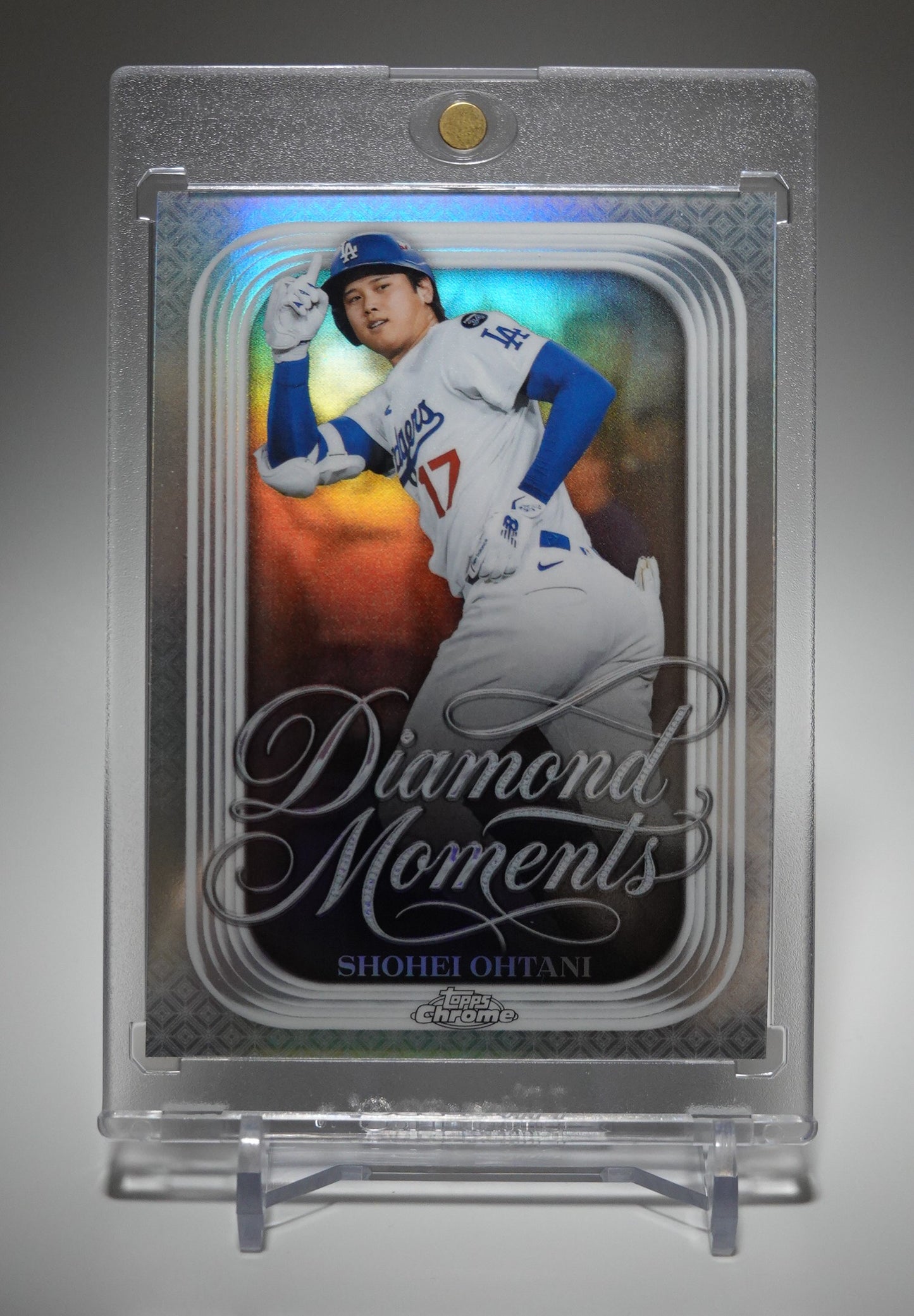 大谷翔平 伝説の二刀流ゲーム 希少インサート 2026 Topps Chrome Diamond Moments Insert #DM-50 Shohei Ohtani