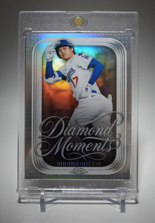 大谷翔平 伝説の二刀流ゲーム 希少インサート 2026 Topps Chrome Diamond Moments Insert #DM-50 Shohei Ohtani