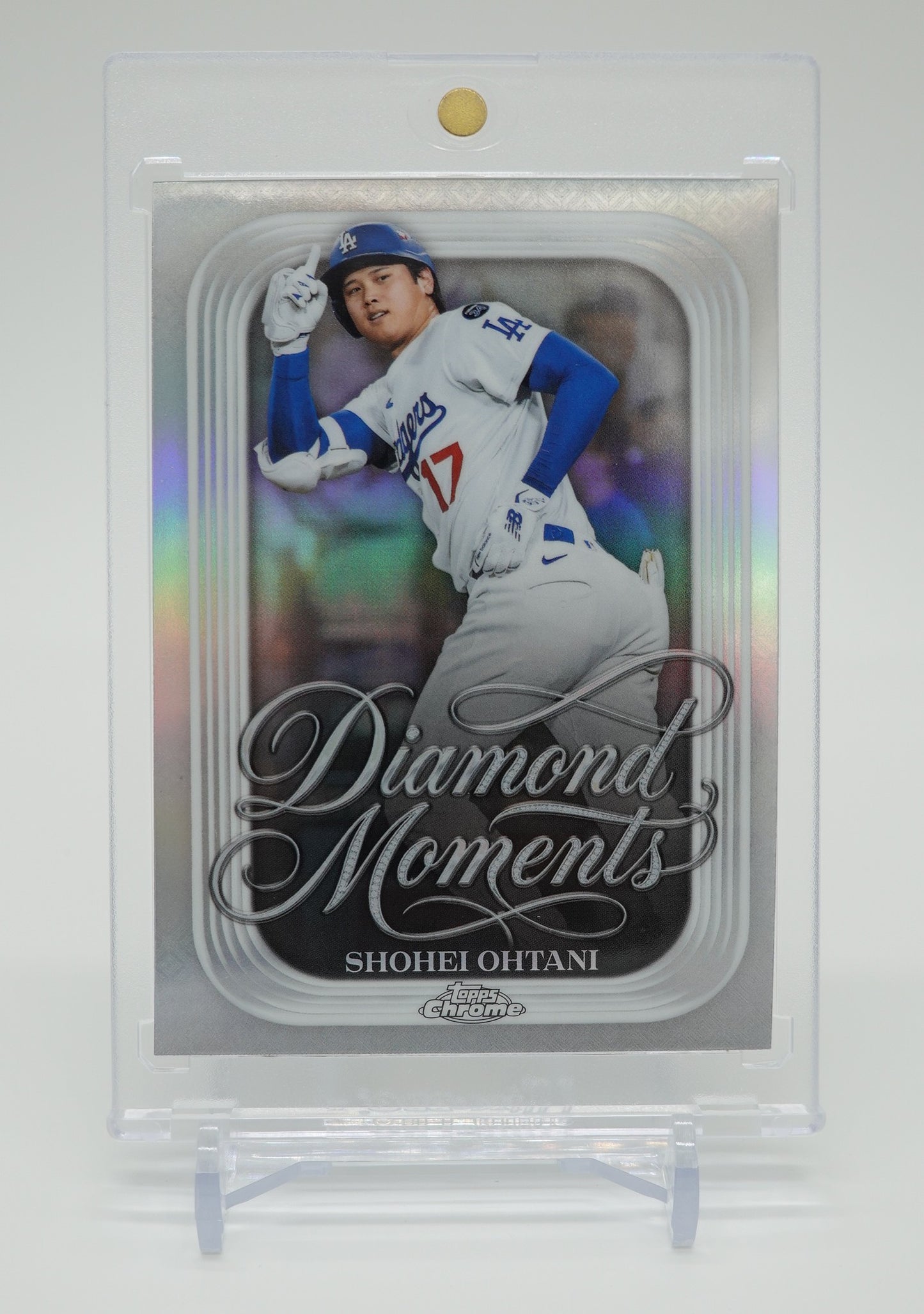 大谷翔平 伝説の二刀流ゲーム 希少インサート 2026 Topps Chrome Diamond Moments Insert #DM-50 Shohei Ohtani