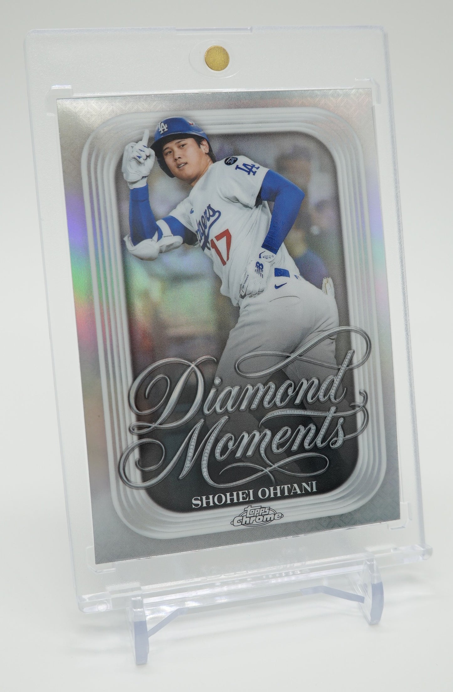大谷翔平 伝説の二刀流ゲーム 希少インサート 2026 Topps Chrome Diamond Moments Insert #DM-50 Shohei Ohtani
