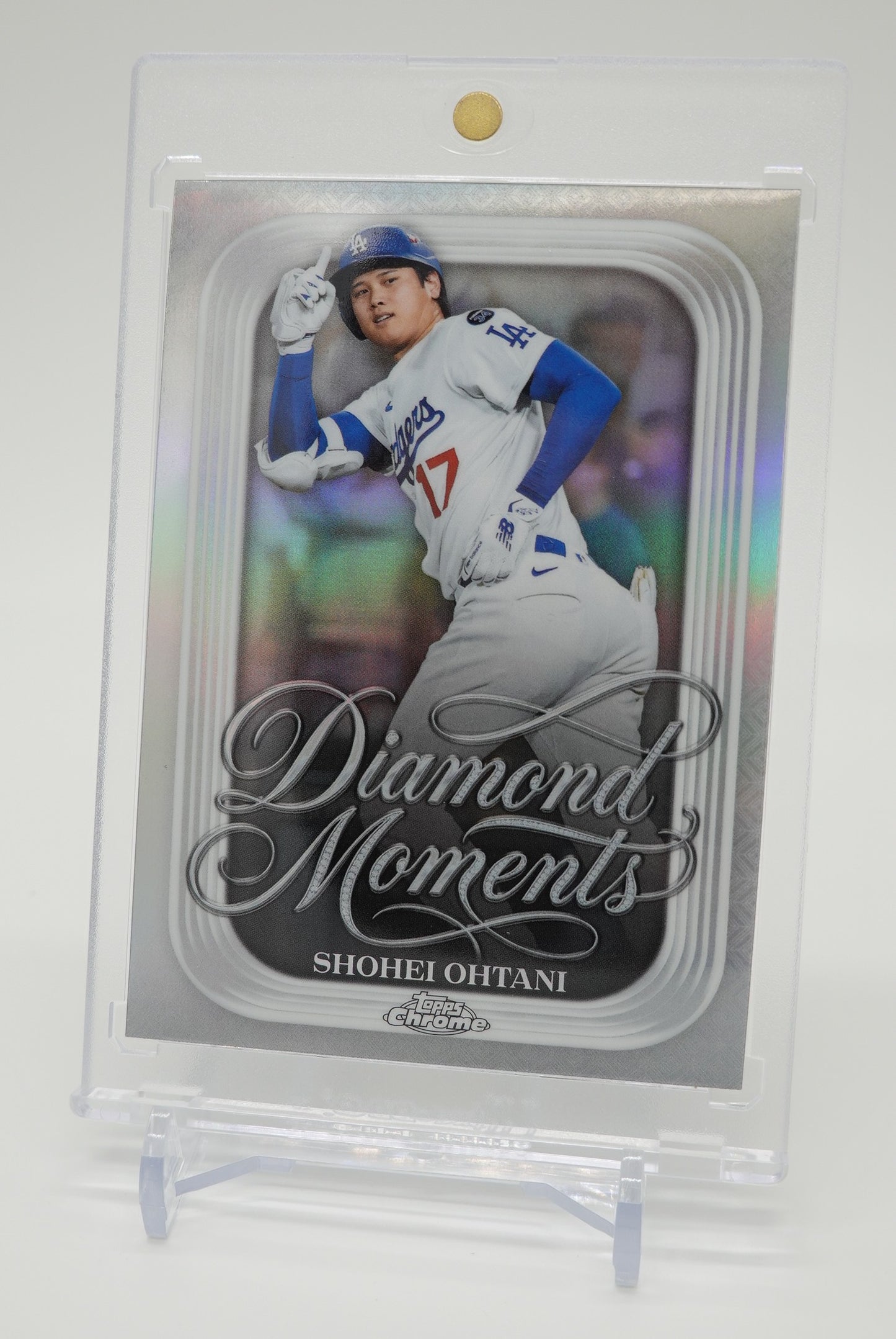 大谷翔平 伝説の二刀流ゲーム 希少インサート 2026 Topps Chrome Diamond Moments Insert #DM-50 Shohei Ohtani